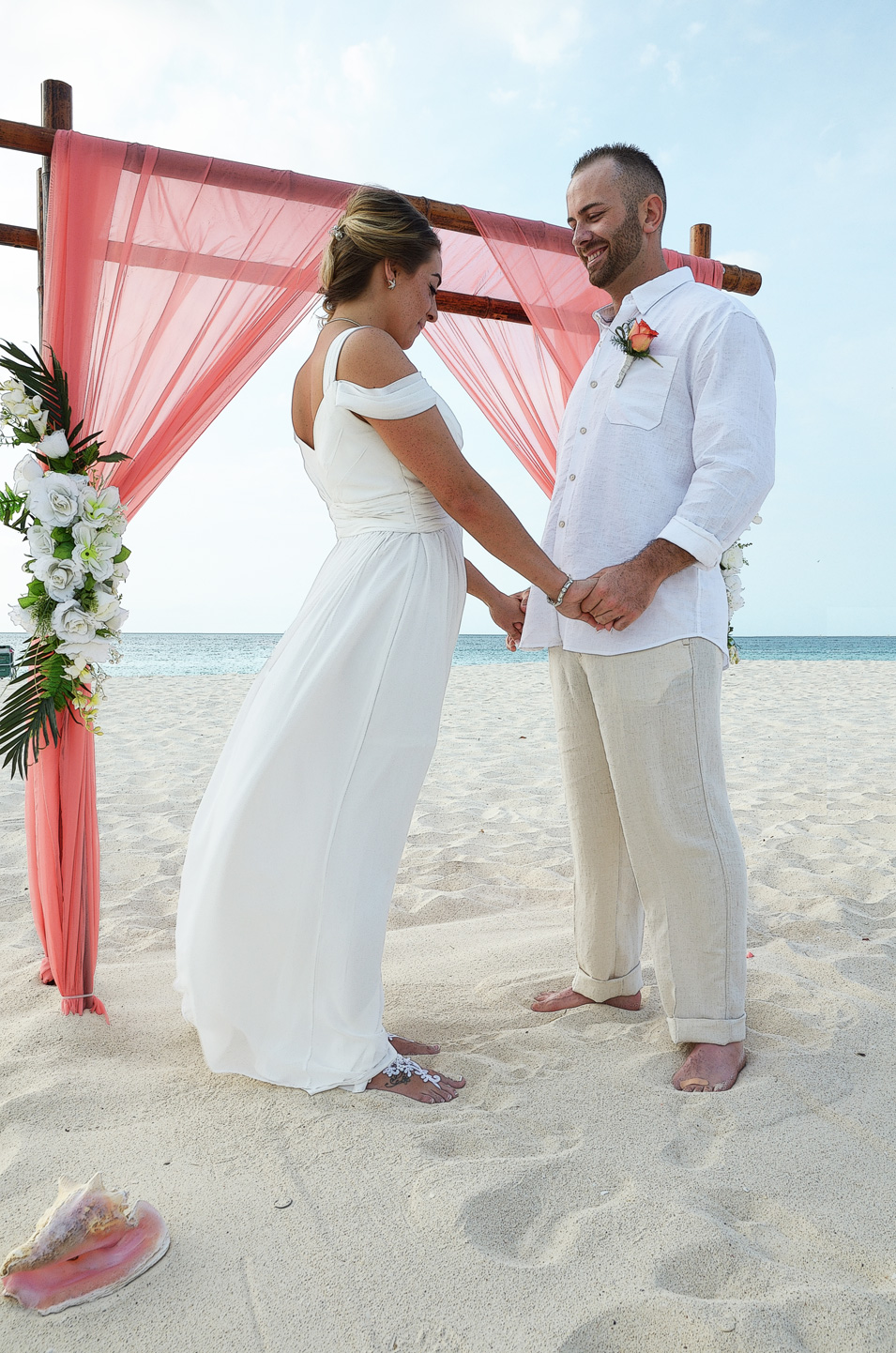 Aruba beach wedding